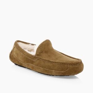 UGG Men's Brown Suede Slip-On Loafers